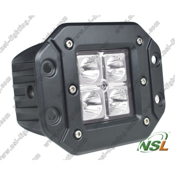 Flush Mount 16W CREE LED Work Light off Road Truck